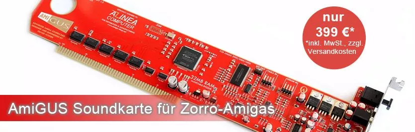 AmiGUS Soundkarte f�r Zorro-Amigas