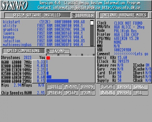 Wicher 1211 memory card for Amiga 1200