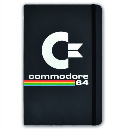Commodore 64 - Notizbuch mit Gummiband A5