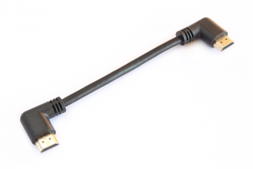HDMI-Kabel, 90 Grad abgewinkelt 15 cm