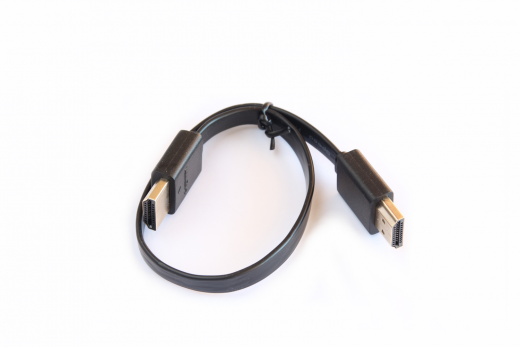 HDMI cable, straight plug 30 cm