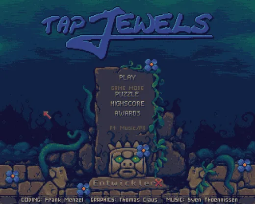 Tap Jewels - Klassik Amiga Menu