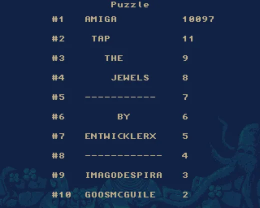 Tap Jewels - Klassik Amiga Highscore