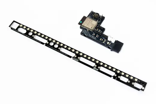 Amiga 1200 LED rear panel / WLED controller