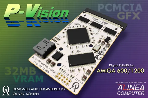 P-Vision - PCMCIA-Grafikkarte f�r Amiga 600/1200