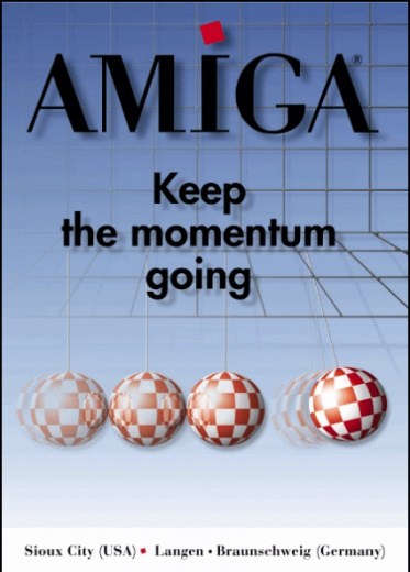 Amiga Poster - Keep the momentum going