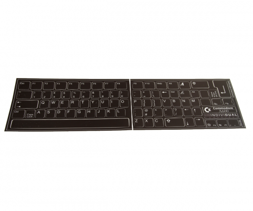 Amiga Tastatur-Aufkleber Set A600