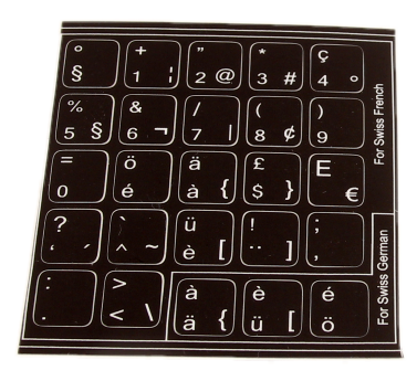 Amiga Keyboard set stickers A600