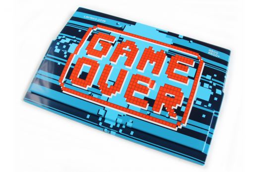 Staubschutzhaube Game Over aus Hartplastik für Amiga 500