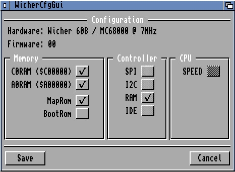 Wicher 608 Fast-Ram Speichererweiterung fr Amiga 600