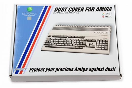 Transparente Staubschutzhaube fr Amiga 500