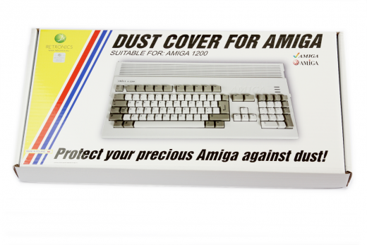 Transparent dust cover for Amiga 1200