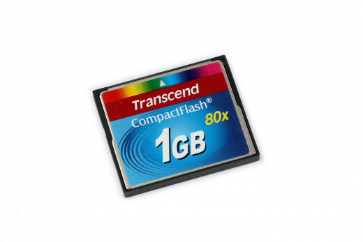 1 GB Compact Flash card (Transcend)