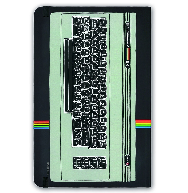 Commodore C64 Notizbuch A5 Hardcover schwarz 