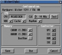 Wicher 1211 Speicherkarte für Amiga 1200
