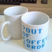 Out of cofee error - cup