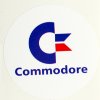 Aufkleber Commodore 50 mm