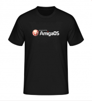 T-Shirt - powered by AmigaOS